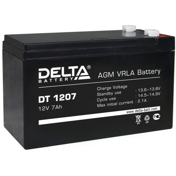 Аккумулятор Delta DT 1207 в Владивостоке