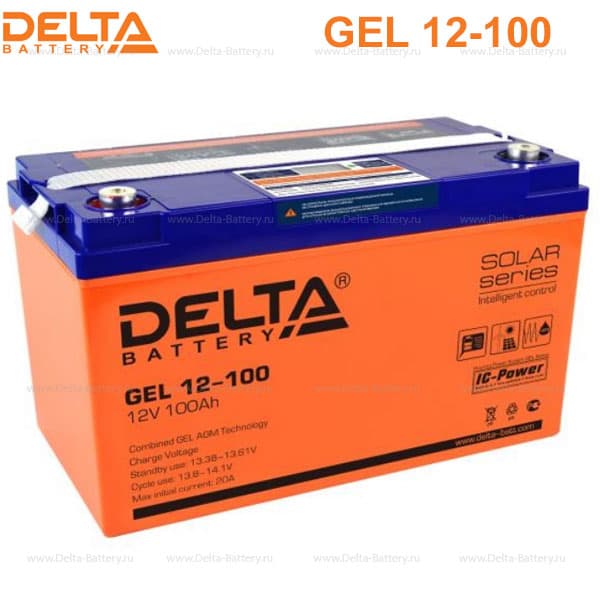 Аккумуляторная батарея Delta GEL 12-100 в Владивостоке