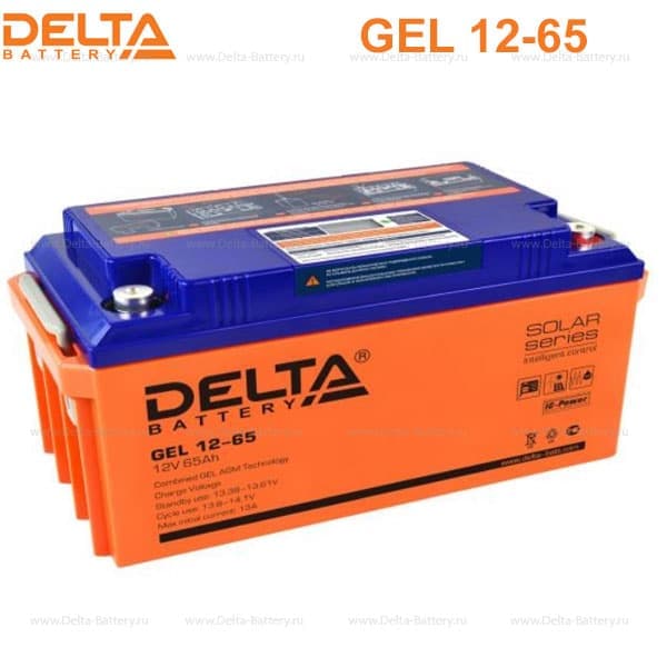 Аккумуляторная батарея Delta GEL 12-65 в Владивостоке