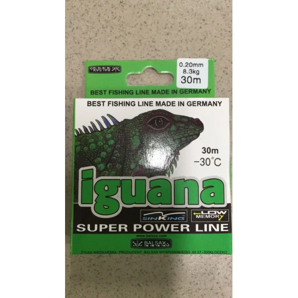 Леска зимняя Iguana -30C 30 м. 0,12 мм в Владивостоке