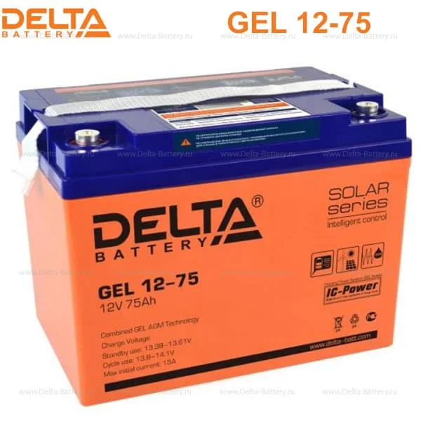 Аккумуляторная батарея Delta GEL 12-75 в Владивостоке